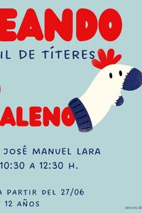Taller infantil de títeres en la biblioteca (Titireando)