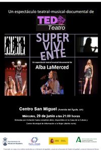 Espectáculo teatral musical `Superviviente´