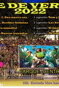 Cine de verano 2022 en el Parque Centro