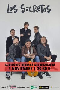 Los Secretos actuarán en el Auditorio de Alcalá
