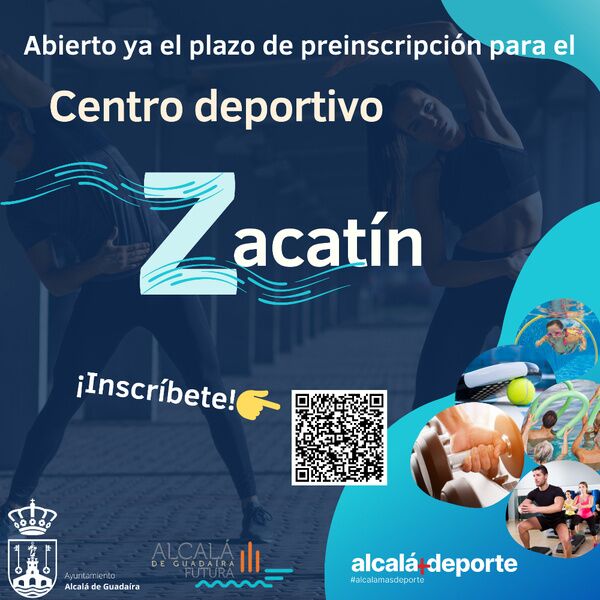 Plazo de preinscripción para el Centro Deportivo Zacatín