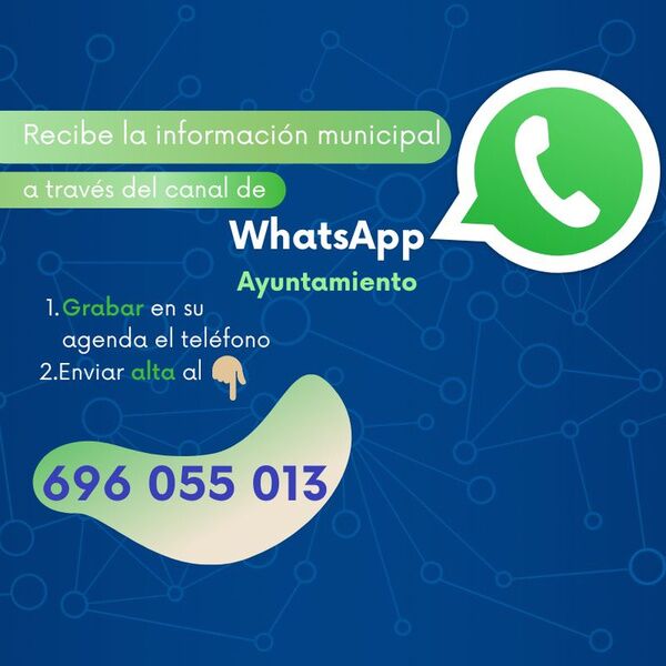 Canal municipal de información por whatsapp