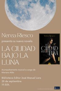 Presentación de la novela de la escritora Nerea Riesco