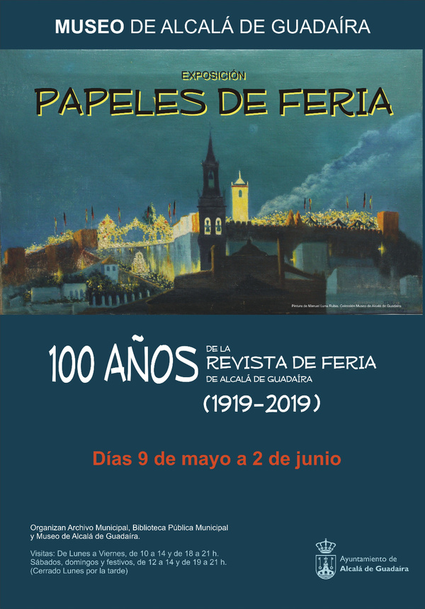 El Museo acoge la exposición `Papeles de Feria´ que muestra los 100 años de la revista de Feria de Alcalá
