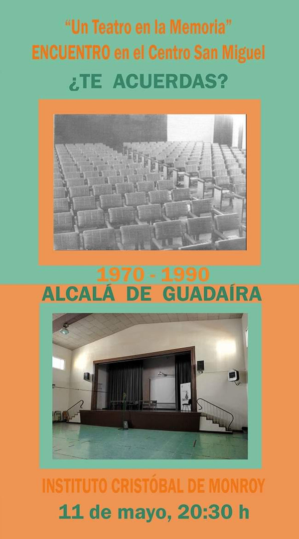 El Centro San Miguel presenta `Un Teatro en la Memoria´ sumándose al 50 aniversario del IES Monroy
