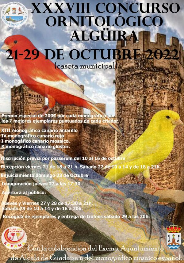 Celebración del Concurso Ornitológico Algüira
