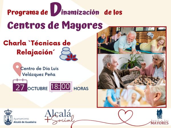 Taller de técnicas de relajación para personas mayores