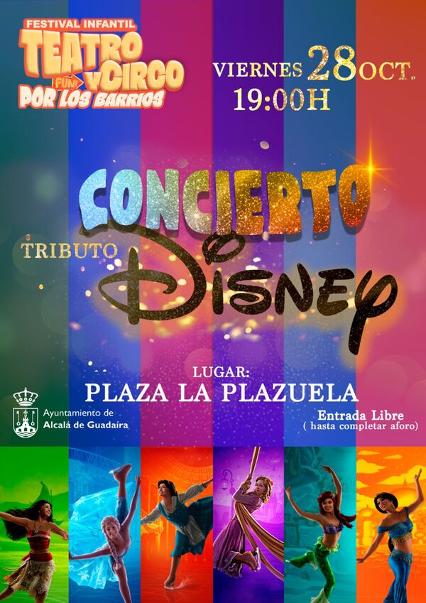 Concierto tributo a Disney en La Plazuela