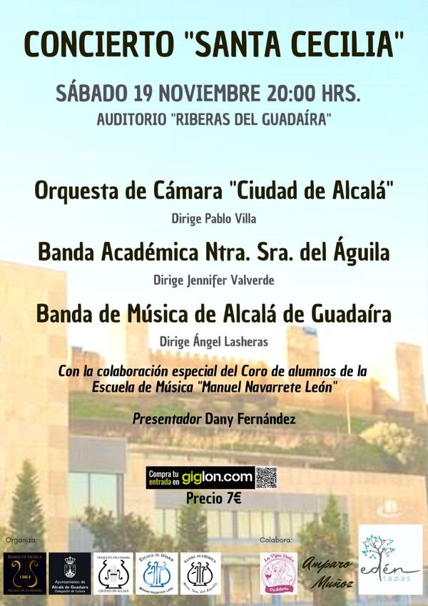 Concierto de Santa Cecilia en el Riberas del Guadaíra