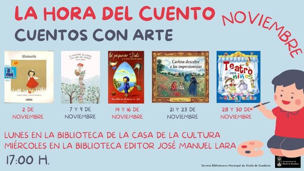 La hora del cuento en las Bibliotecas de Alcalá