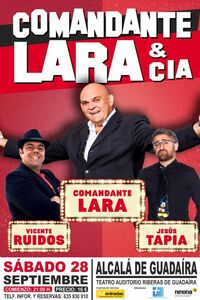 Risas y carcajadas en el Auditorio con el Comandante Lara y Compañía