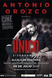 Antonio Orozco actúa en Alcalá