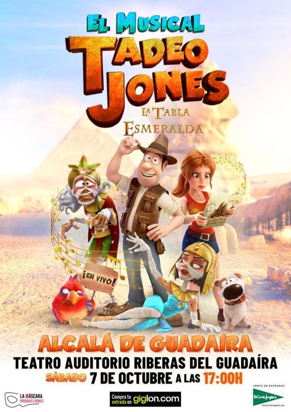 El Musical de Tadeo Jones en el Auditorio