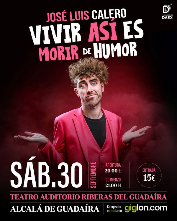 Espectáculo de humor `Vivir así es morir de humor´