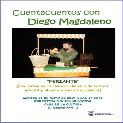 Clausura del club de lectura infantil con Diego Magdaleno