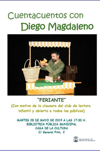 Clausura del club de lectura infantil con Diego Magdaleno