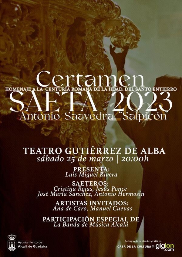 Certamen de Saeta 2023 Saavedra Salpicón