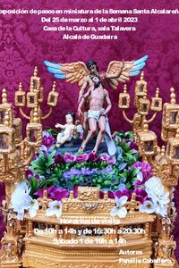 Exposición de pasos en miniatura de Semana Santa