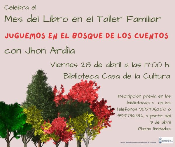 Taller familiar `Juguemos en el bosque de los cuentos´