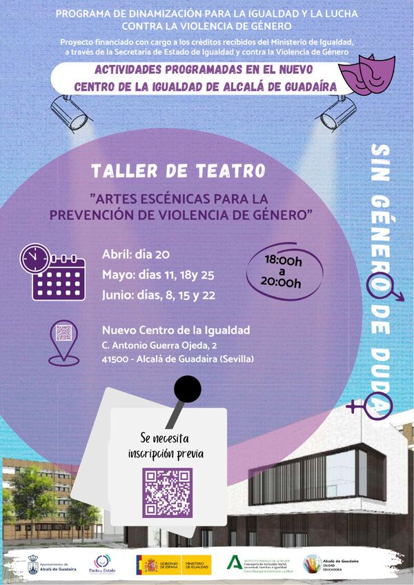 Taller de teatro en el nuevo Centro de la Igualdad