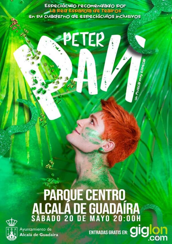 Espectáculo `Peter Pan ´ en el Parque Centro
