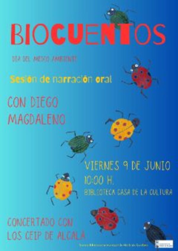 Biocuentos con el narrador Diego Magdaleno