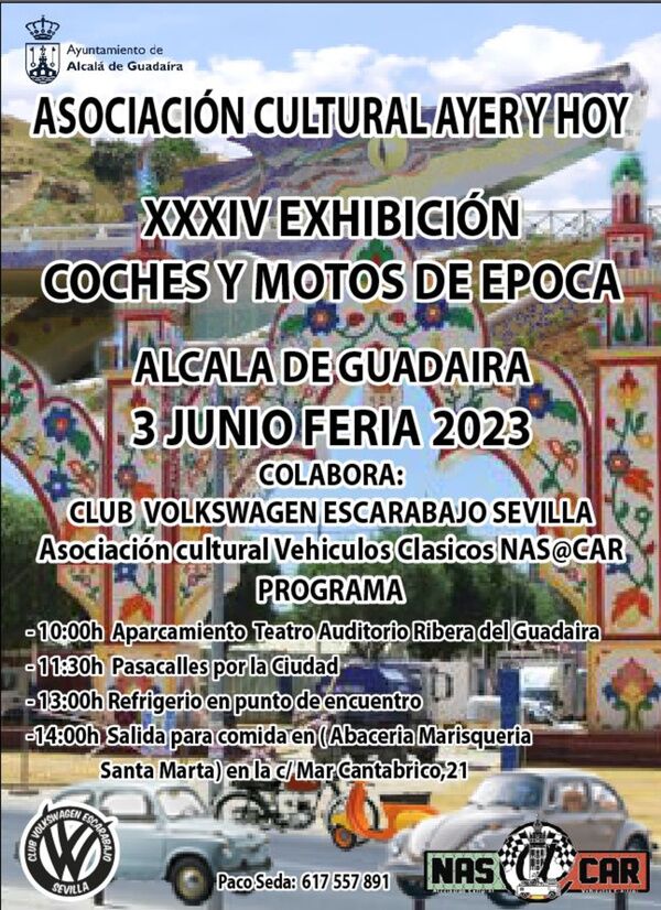 Exhibición de coches y motos de época