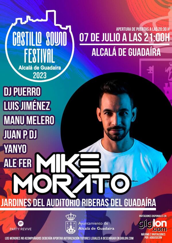 Mike Morato en concierto con Castillo Sound Festival 2023