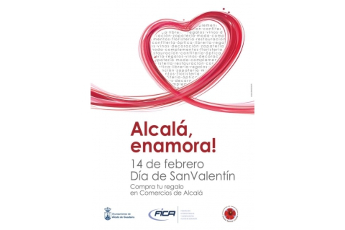 LOS COMERCIANTES ALCALAREÑOS EXPONDRÁN SUS PRODUCTOS A PIE DE CALLE CON MOTIVO DE SAN VALENTÍN