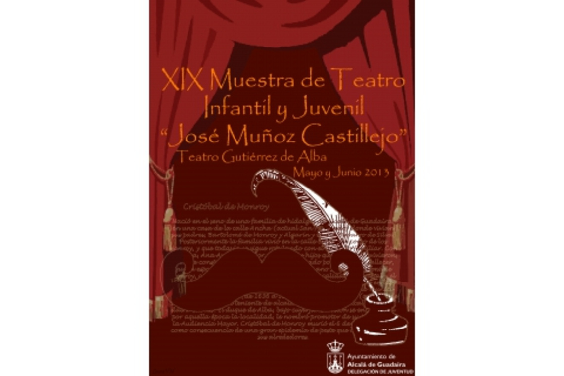 LA XIX EDICIÓN DE LA MUESTRA DE TEATRO JÓSE MUÑOZ CASTILLEJO ESTARÁ DEDICADA AL DRAMATURGO ALCALAREÑO CRISTÓBAL DE MONROY