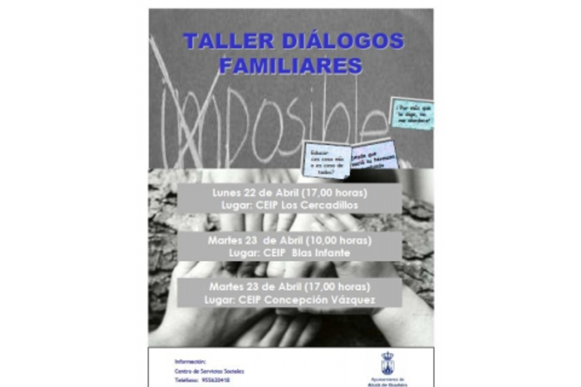 NUEVA EDICIÓN DEL PROYECTO DIÁLOGOS FAMILIARES