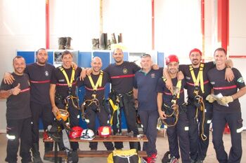 EL CENTRO DE EMERGENCIAS ACOGE EL I ENCUENTRO PROVINCIAL DE RESCATE URBANO PARA BOMBEROS DE LA PROVINCIA