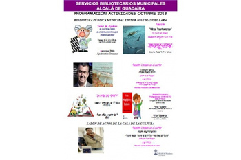 LAS BIBLIOTECAS DE ALCALÁ ABREN EL CURSO CON ENCUENTROS LITERARIOS CON UN PREMIO PLANETA Y OTRO NADAL
