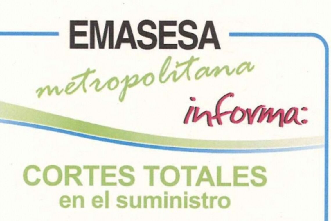 EMASESA ANUNCIA UN CORTE DE AGUA EN EL ENTORNO DE BARRIO NUEVO
