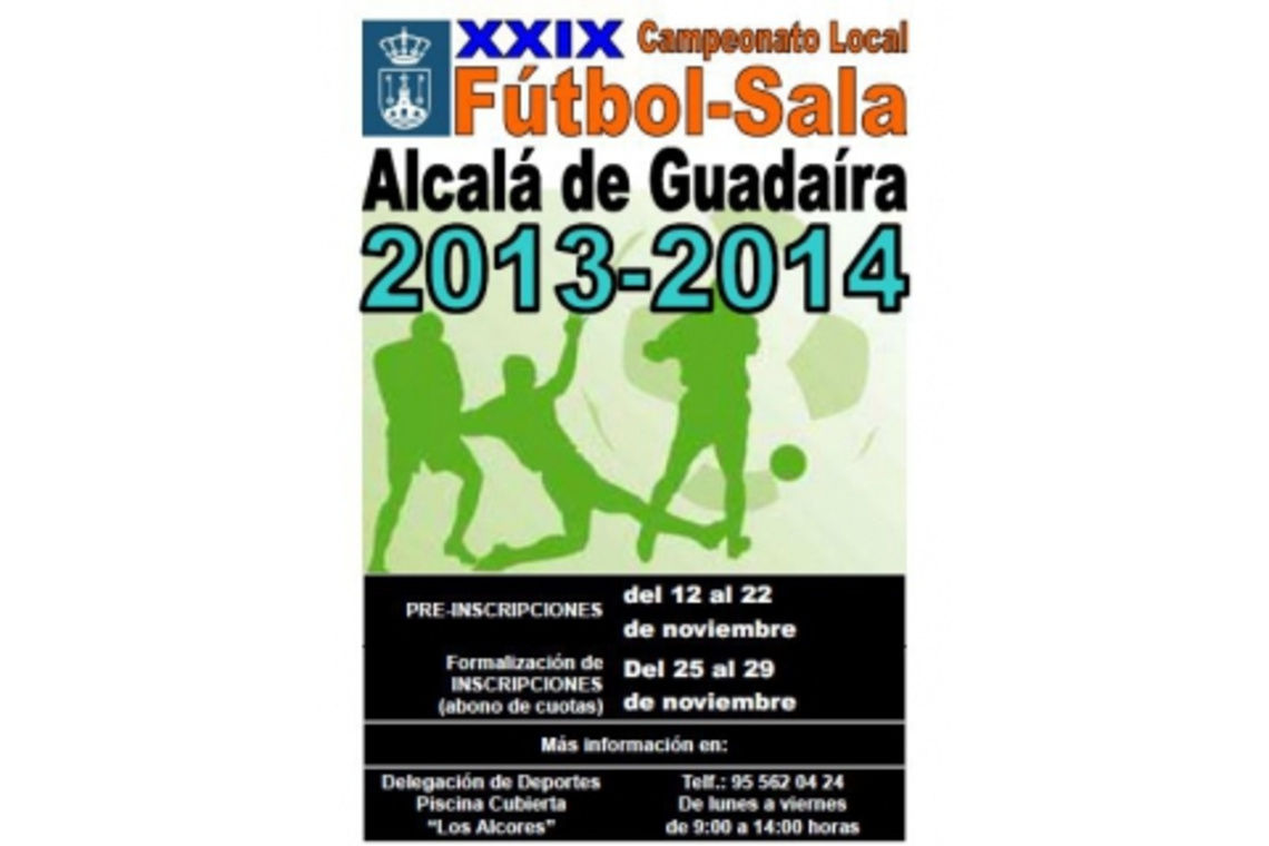 XXIX CAMPEONATO LOCAL FÚTBOL SALA 2013- 2014