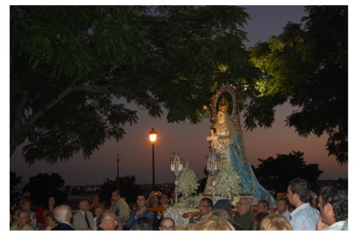 TODO PREPARADO EN ALCALÁ PARA LA SALIDA PROCESIONAL DE SU PATRONA