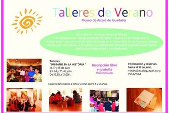 NOTA DE SERVICIO: TALLERES DE VERANO EN EL MUSEO DE LA CIUDAD