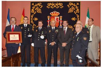 ENTREGA DE CONDECORACIONES AL MÉRITO POLICÍAL EN ALCALÁ EN EL DÍA DE LA POLICÍA NACIONAL