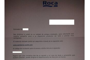 EL PLENO ALCALAREÑO REPRUEBA A ROCA POR ENVIAR CARTAS PERSONALIZADAS A TRABAJADORES DESPEDIDOS PARA QUE COMPREN SUS PRODUCTOS