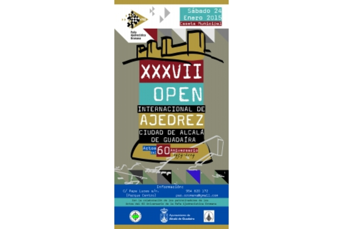 LA CASETA MUNICIPAL ACOGE EL XXXVII OPEN INTERNACIONAL DE AJEDREZ CIUDAD DE ALCALÁ