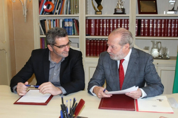 LA REINDUSTRIALIZACIÓN Y EL EMPLEO CENTRAN LOS PRINCIPALES ACUERDOS ENTRE RODRÍGUEZ VILLALOBOS Y GUTIÉRREZ LIMONES EN SU REUNIÓN DE HOY EN ALCALÁ