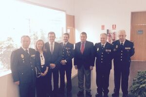 CÁLIDA BIENVENIDA AL NUEVO COMISARIO DE LA POLICÍA NACIONAL DE ALCALÁ, EMILIO COLLADO MARTÍN