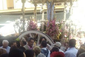EL AYUNTAMIENTO DE ALCALÁ HA REALIZADO SU TRADICIONAL OFRENDA FLORAL A LA HERMANDAD DEL ROCÍO