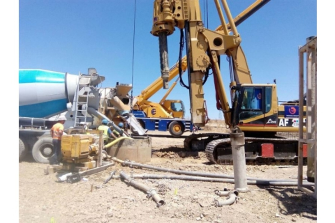 LA JUNTA INICIA LA CIMENTACIÓN DEL VIADUCTO DEL TRANVÍA DE ALCALÁ JUNTO AL PARQUE TECNOLÓGICO