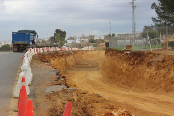 A BUEN RITMO LAS OBRAS DEL COLECTOR QUE ACTIVARÁ LA EXPANSIÓN URBANÍSTICA DE ALCALÁ
