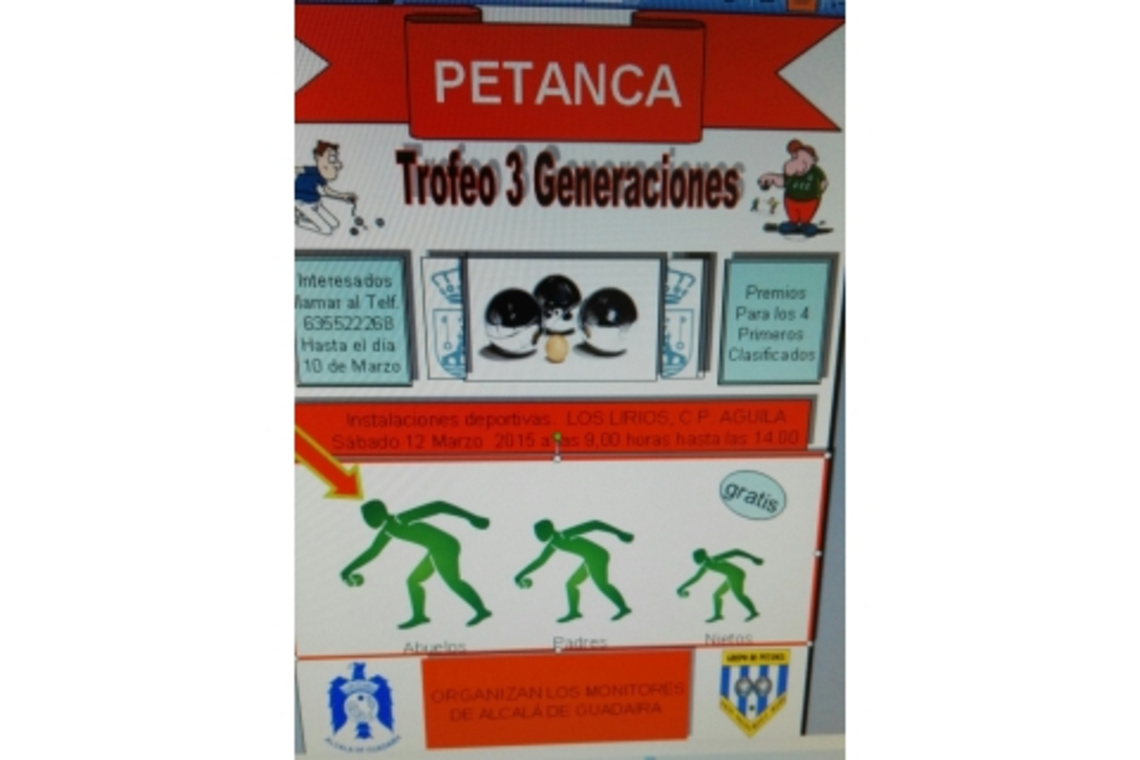 ALCALÁ ACOGE EL PRÓXIMO SÁBADO EL II TORNEO DE PETANCA
