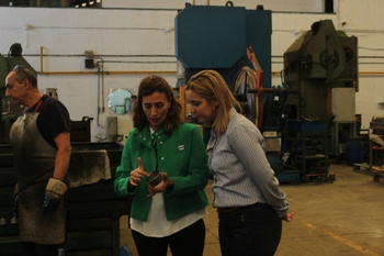 LA ALCALDESA DESTACA EL PAPEL DEL EMPRESARIO LOCAL Y ESPECIALMENTE DEL EMPRESARIADO FEMENENINO PARA CONSOLIDAR EL TEJIDO INDUSTRIAL DE LA CIUDAD