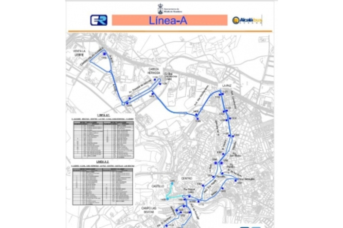 NUEVAS LÍNEAS DEL TRANSPORTE URBANO COLECTIVO DE PASAJEROS DE ALCALÁ