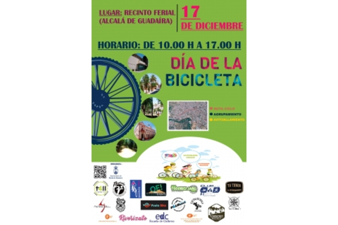 ALCALÁ CELEBRA ESTE DOMINGO 17 DE DICIEMBRE EL DÍA DE LA BICICLETA