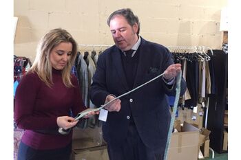 LA ALCALDESA ALABA EL USO DE LA MARCA ALCALÁ QUE ESTÁN EXPORTANDO EMPRENDEDORES LOCALES